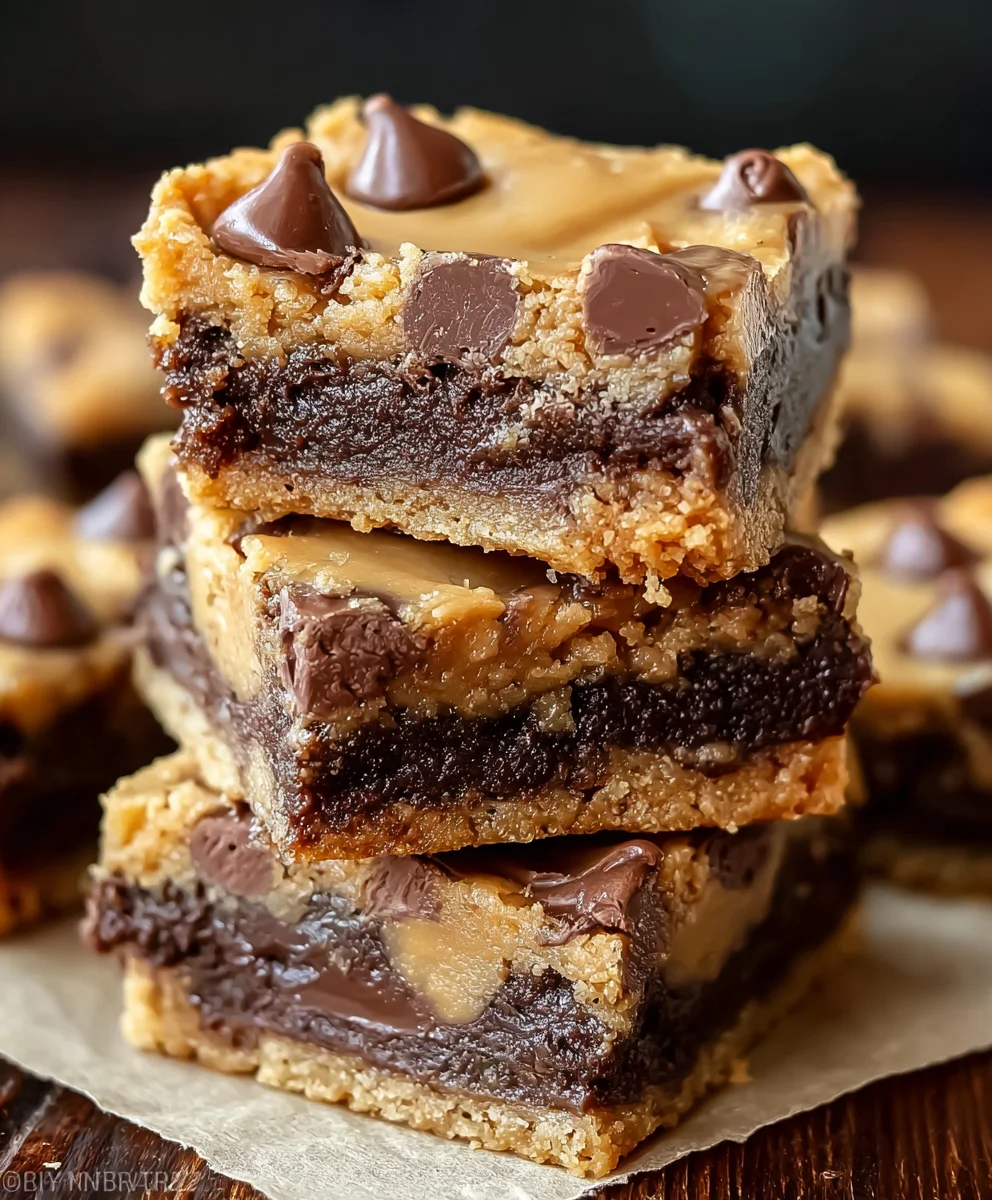 Peanut Butter Cup Gooey Bars-Decadent Chocolate Treat