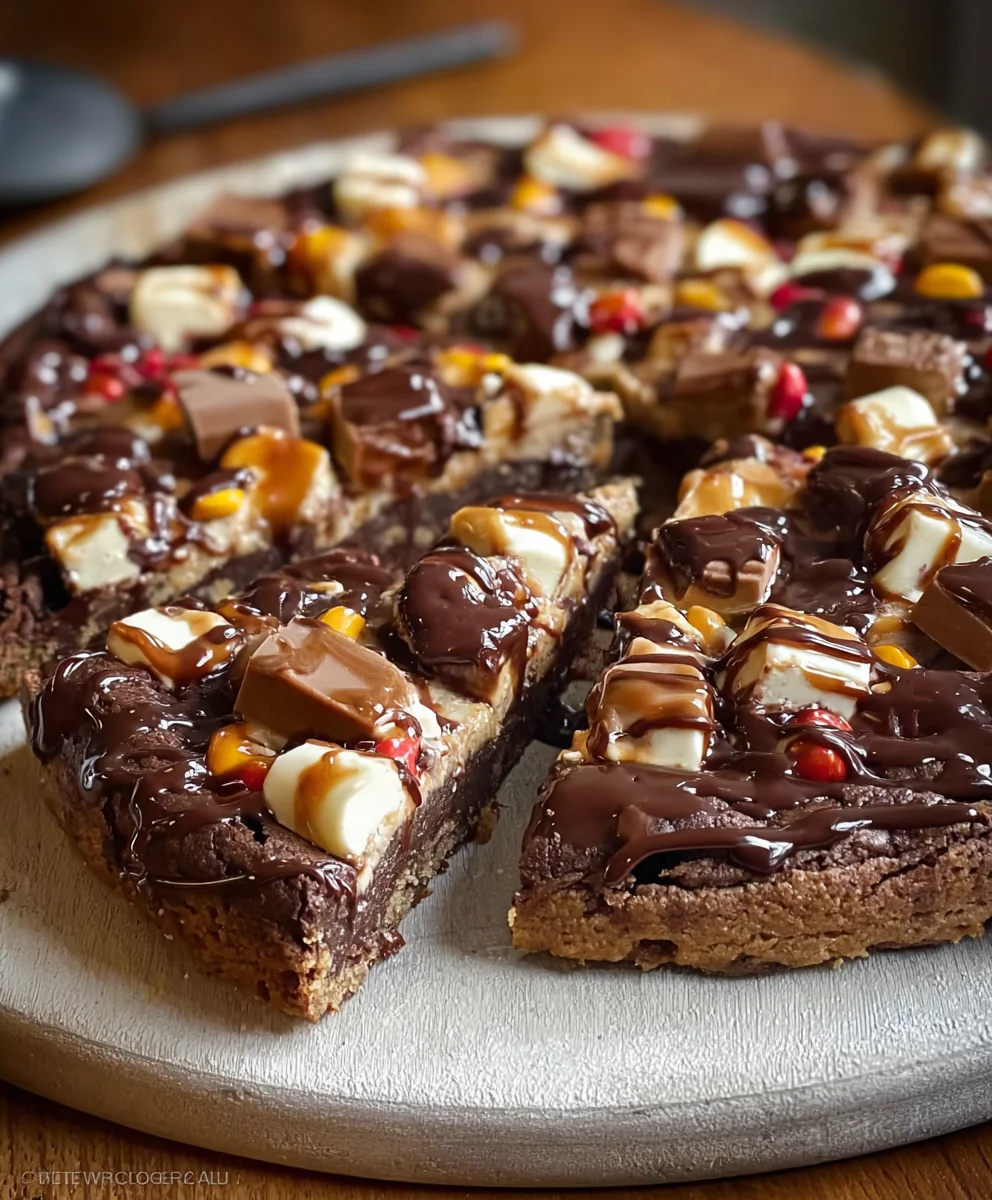 Decadent Brownie Pizza Recipe - Easy Chocolate Dessert