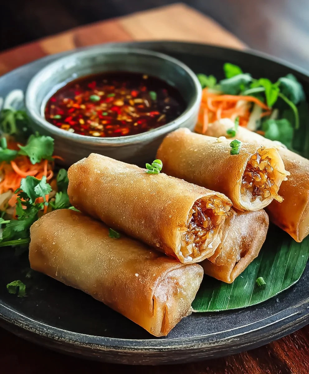 Crispy Beef Lumpia- Authentic Filipino Fried Rolls