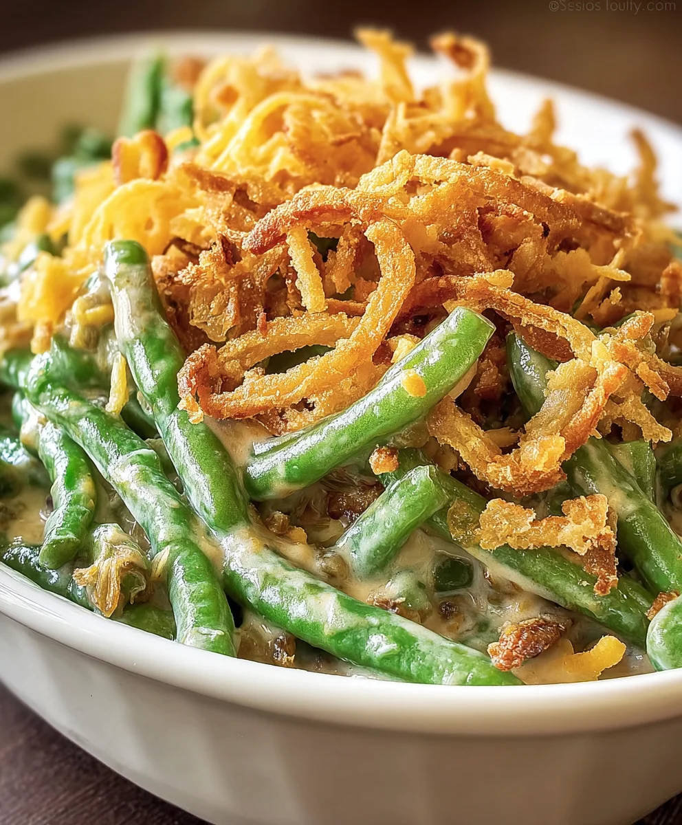 Classic Green Bean Casserole - Easy & Delicious