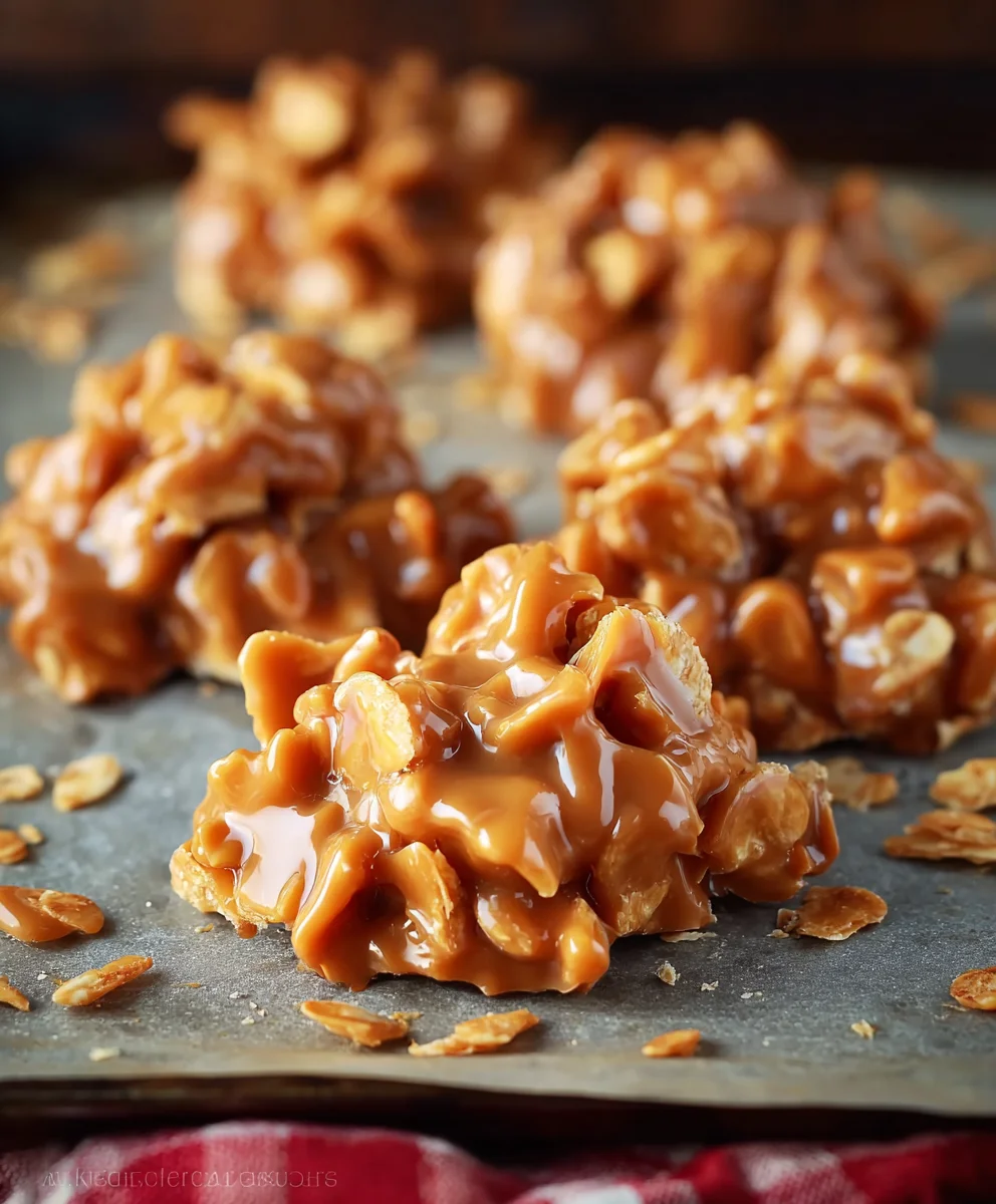 Easy Caramel Clusters- Sweet & Salty Treat Recipe