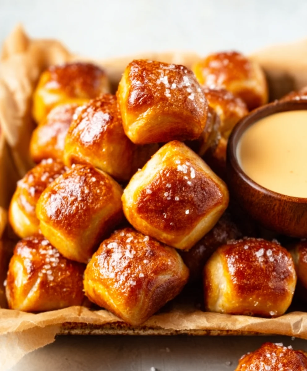 Buttery Soft Pretzel Bites Recipe