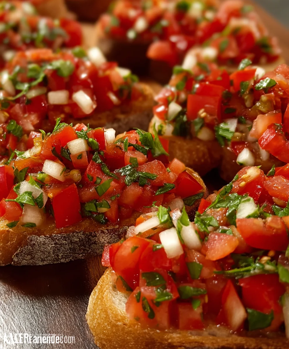 Easy Tomato Bruschetta Recipe - Fresh & Delicious