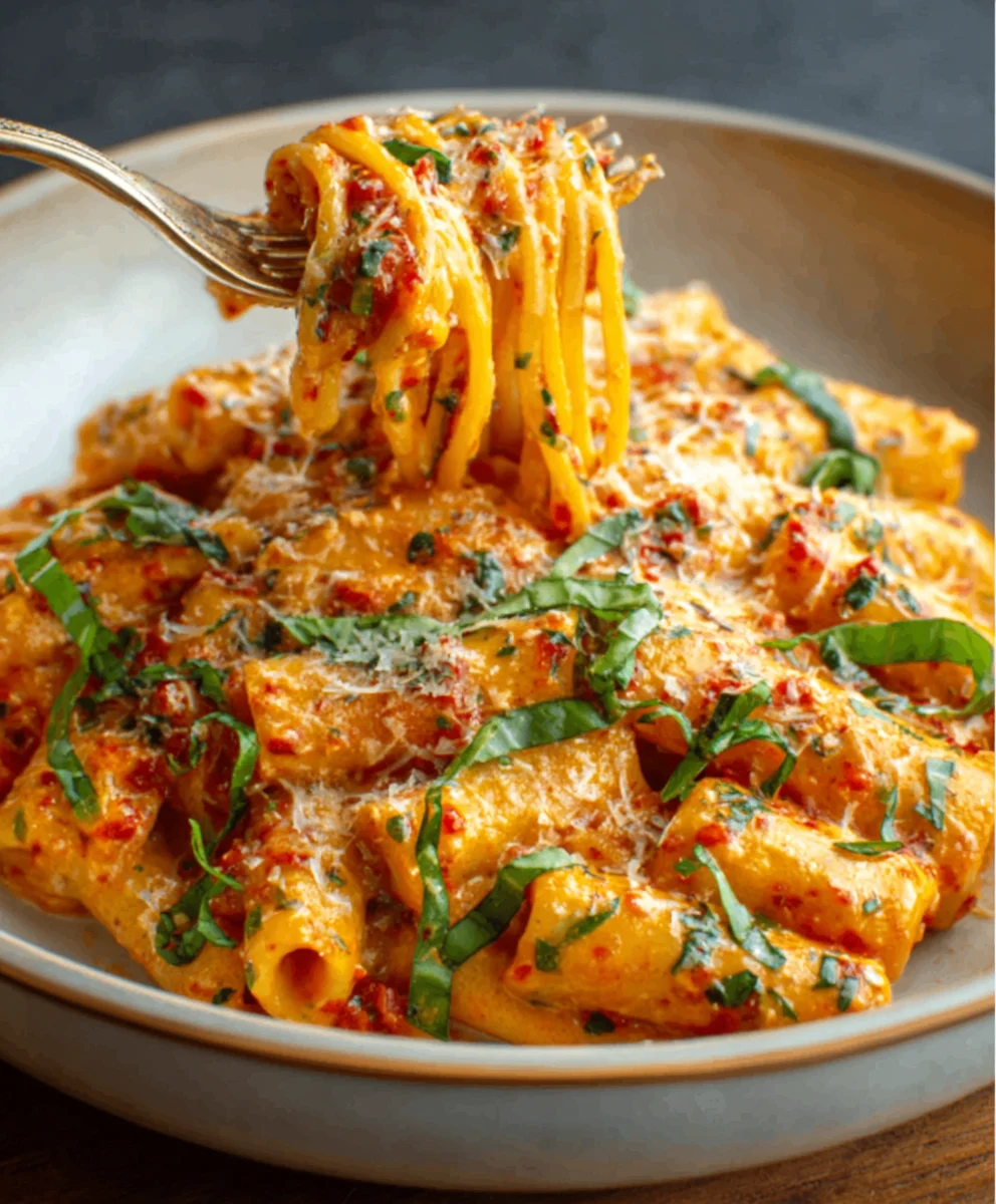 Creamy Tomato Garlic Pasta - Quick & Easy Recipe