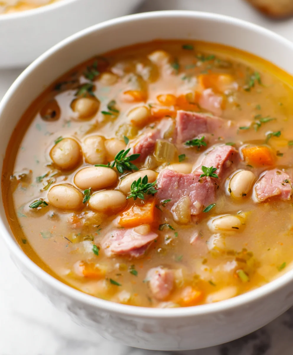 Easy Beef Beef Ham Bean Soup - Hearty Comfort Food