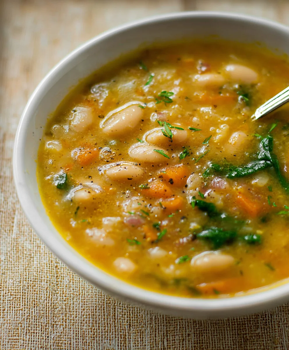 The Best White Bean Soup Recipe- Hearty & Flavorful