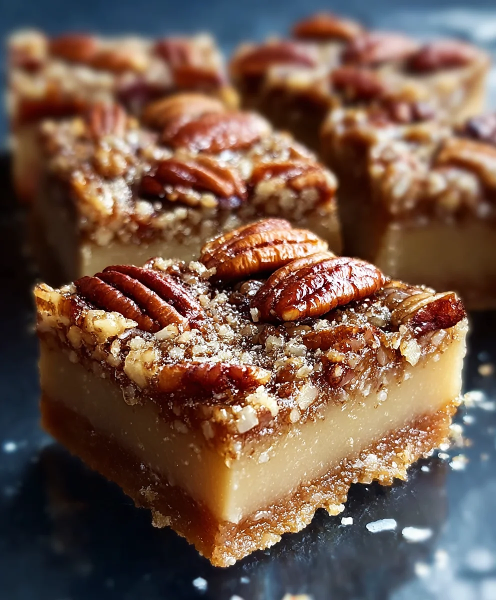 Easy Pecan Pie Bars-Quick Dessert Delight