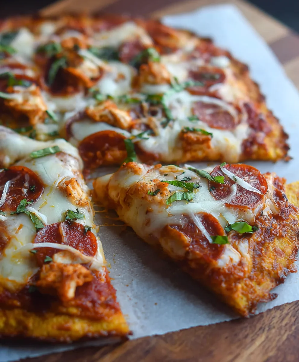 Keto Pizza Chicken Crust