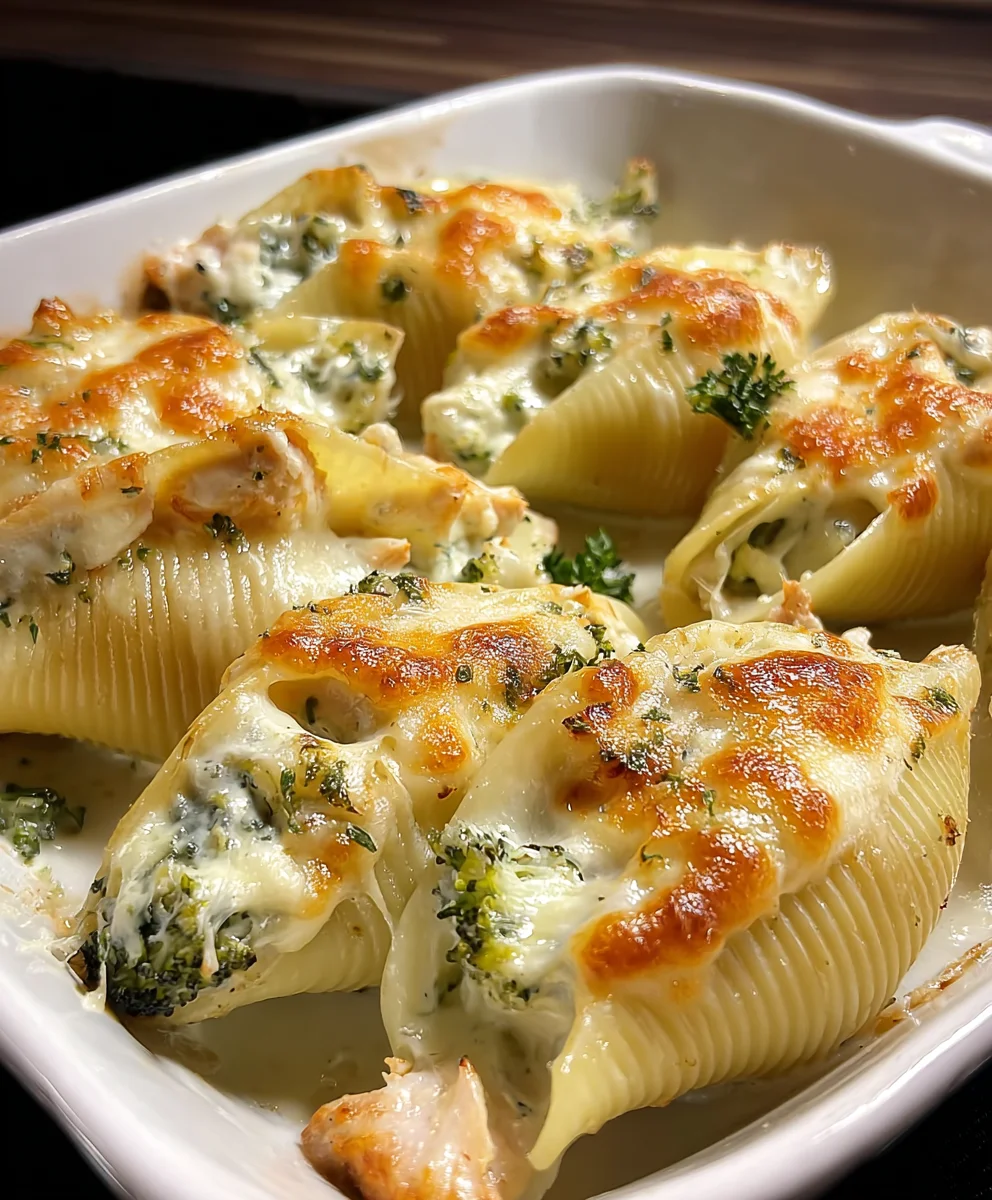 Easy Alfredo Stuffed Shells Recipe-Creamy Comfort Food