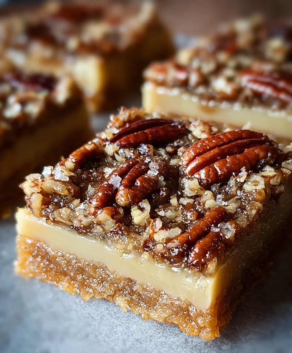 Easy Pecan Pie Bars-Quick Dessert Delight