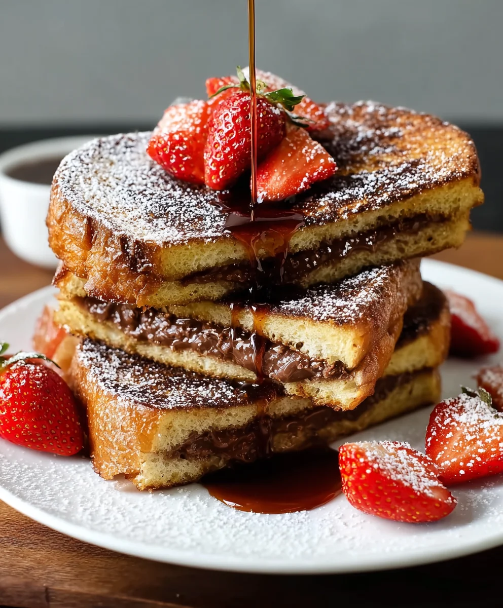 Nutella French Toast - Decadent Breakfast Treat