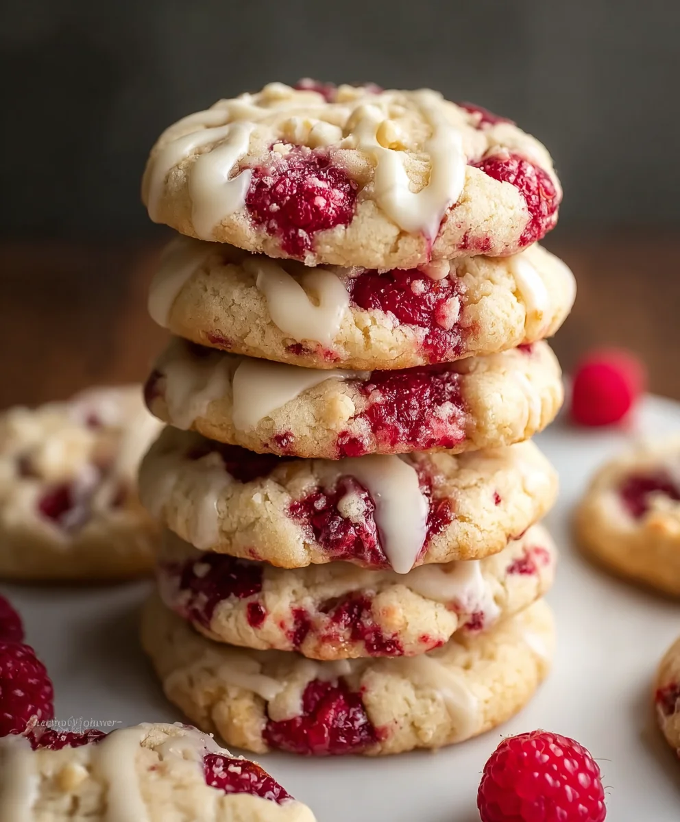 Raspberry Cheesecake Cookies-Easy & Delicious Recipe