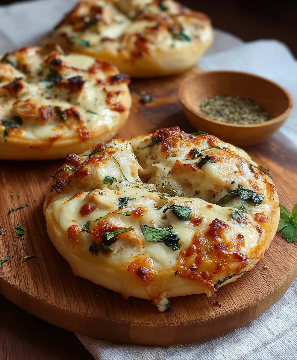 Mini Stuffed Alfredo Pizza Bites- Easy Appetizer
