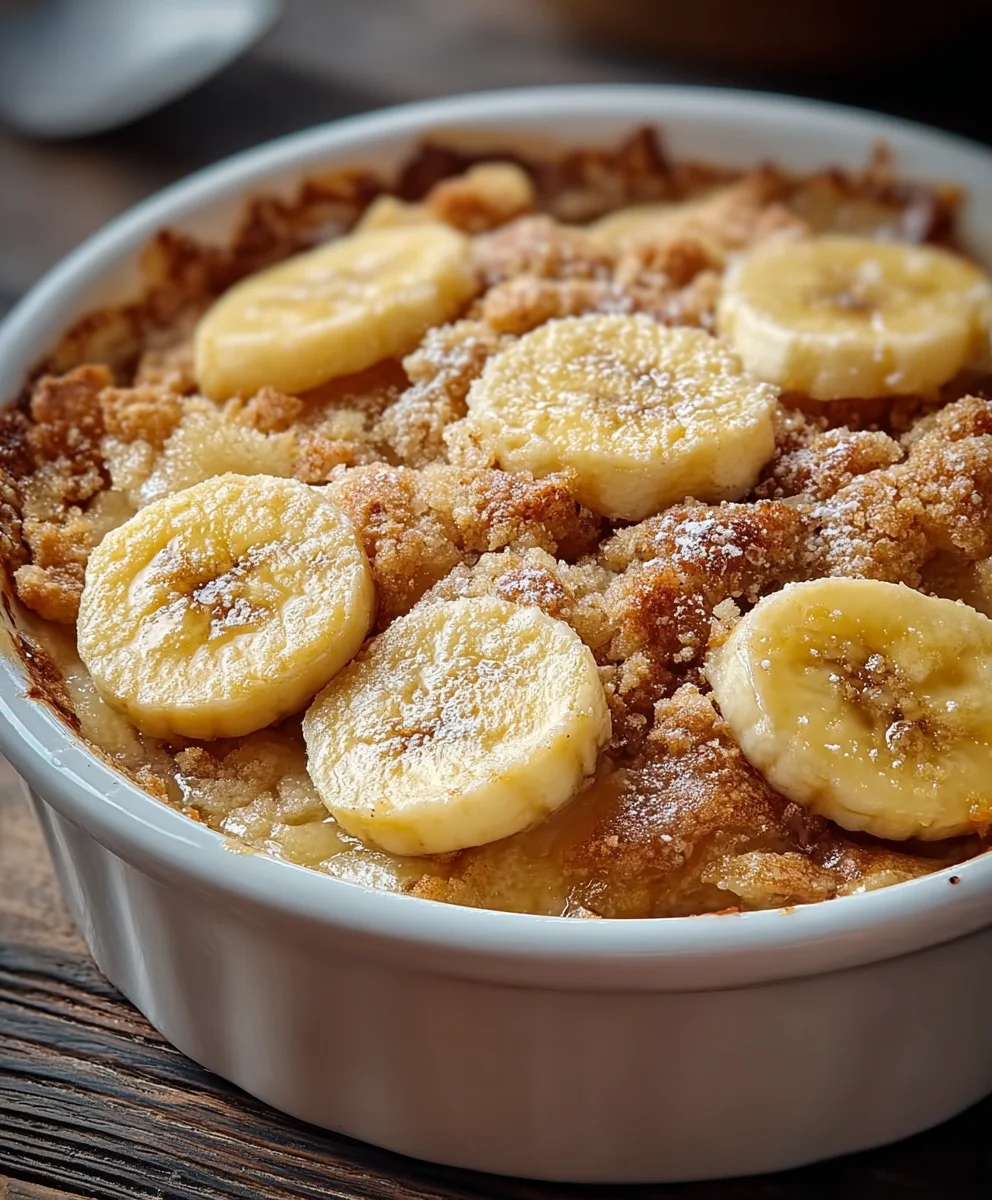 Southern Banana Cobbler Delight-Easy Sweet Recipe