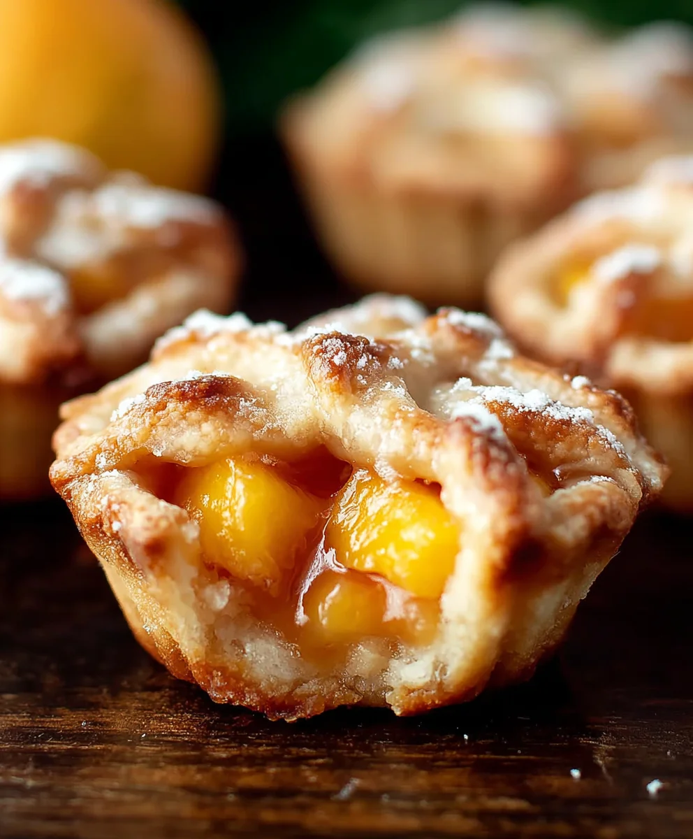 Easy Mini Peach Pies - Delicious Summer Dessert