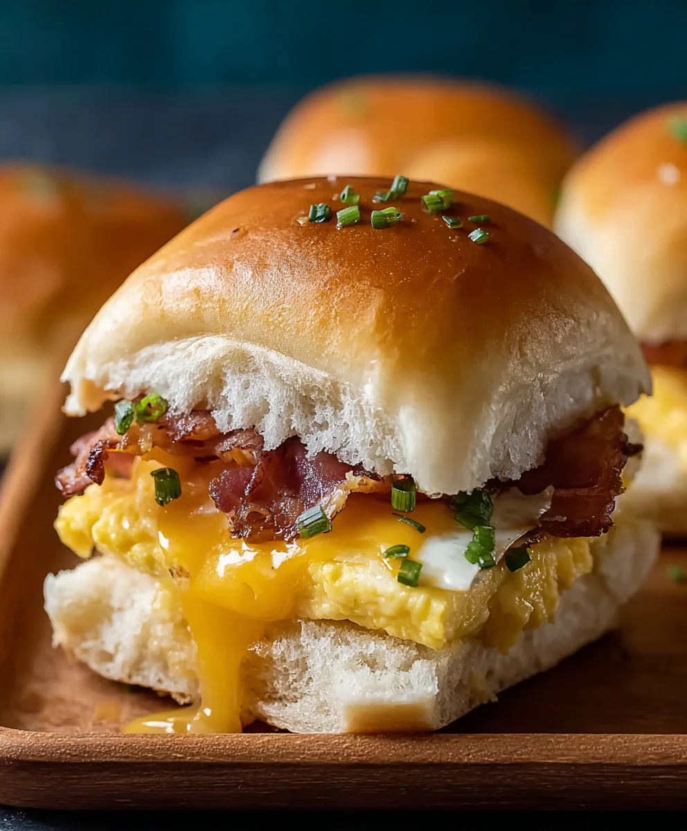 Easy Hawaiian Roll Breakfast Sliders - Best Morning Meal