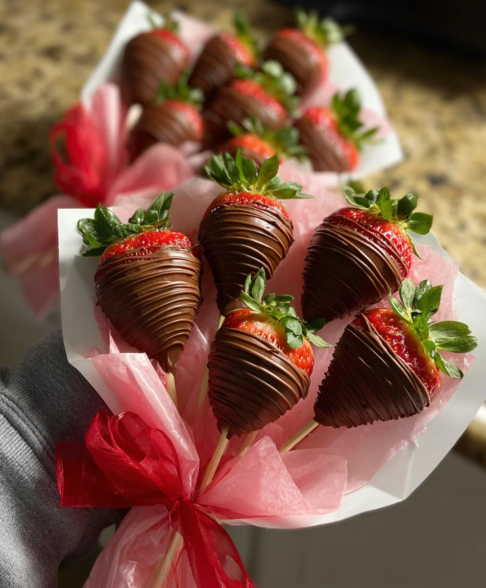 Easy Chocolate Covered Strawberries - Delicious & Simple