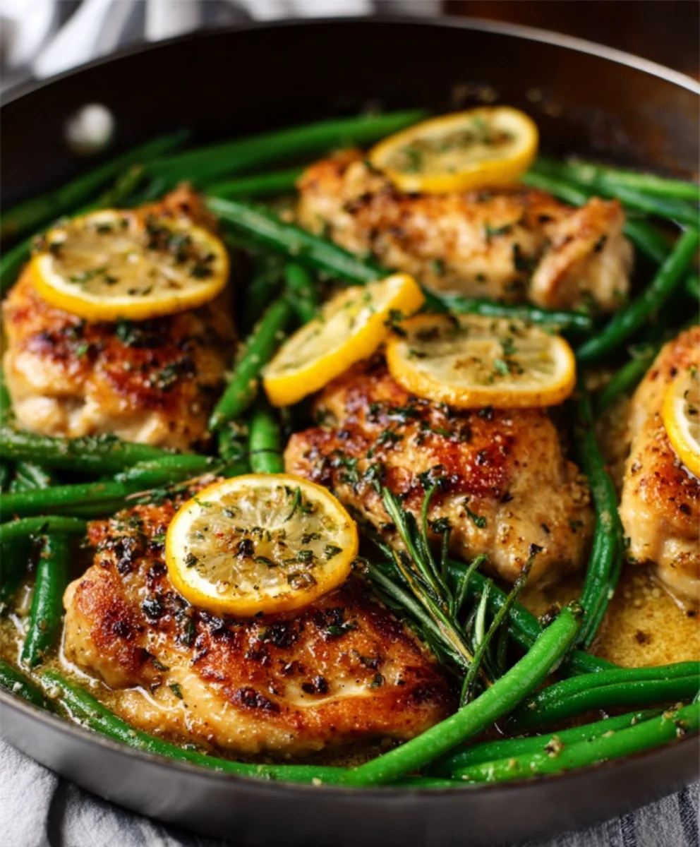 Lemon Garlic Butter Chicken-Skillet Recipe
