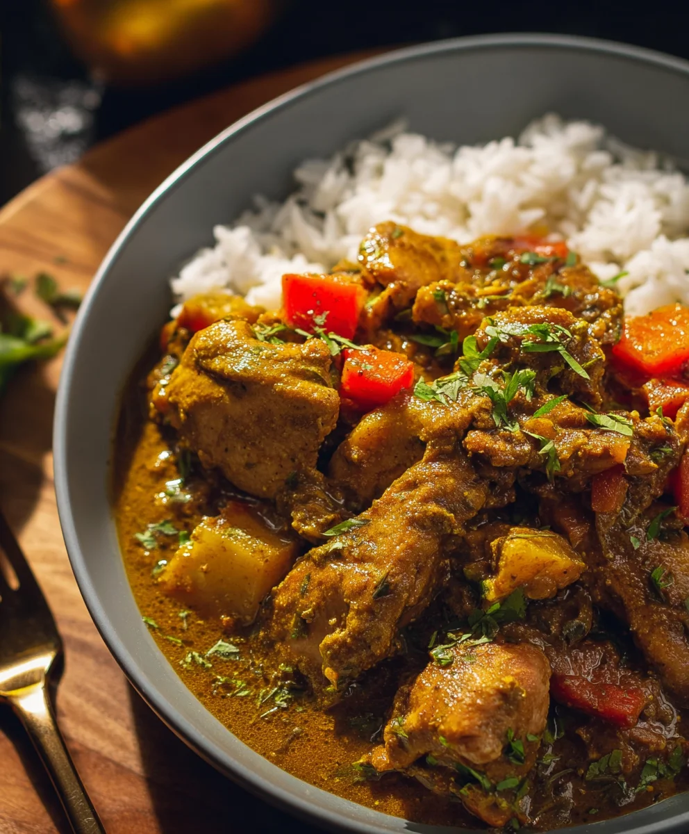 Authentic Jamaican Curry Chicken Recipe-Flavorful & Easy