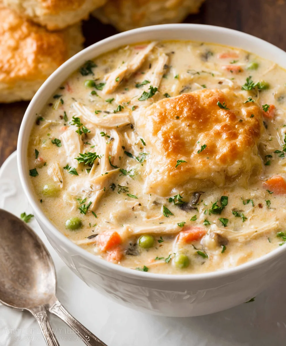 Easy Chicken Pot Pie Soup Recipe - Creamy Comfort Food