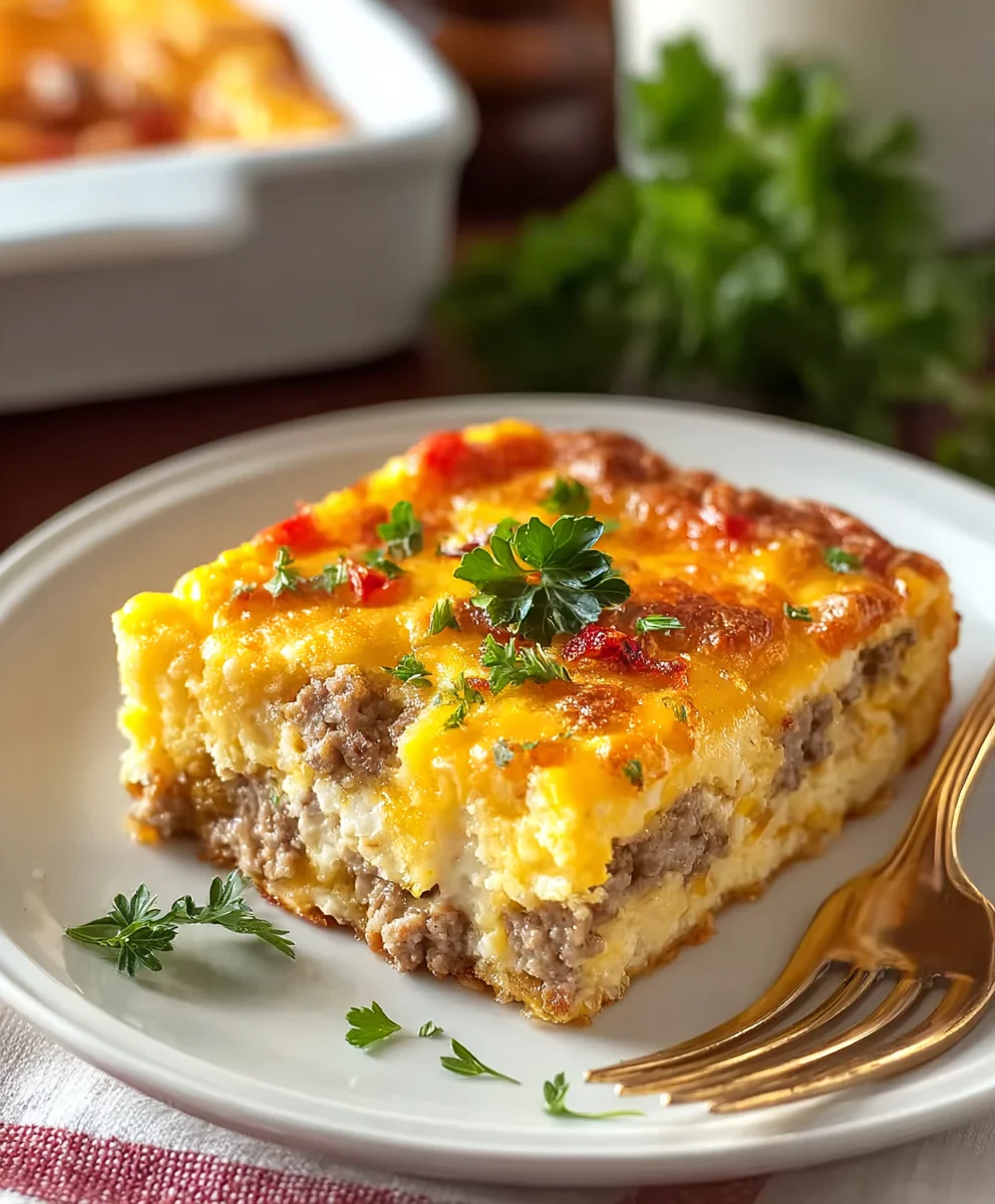 Easy Beef and Egg Casserole Recipe