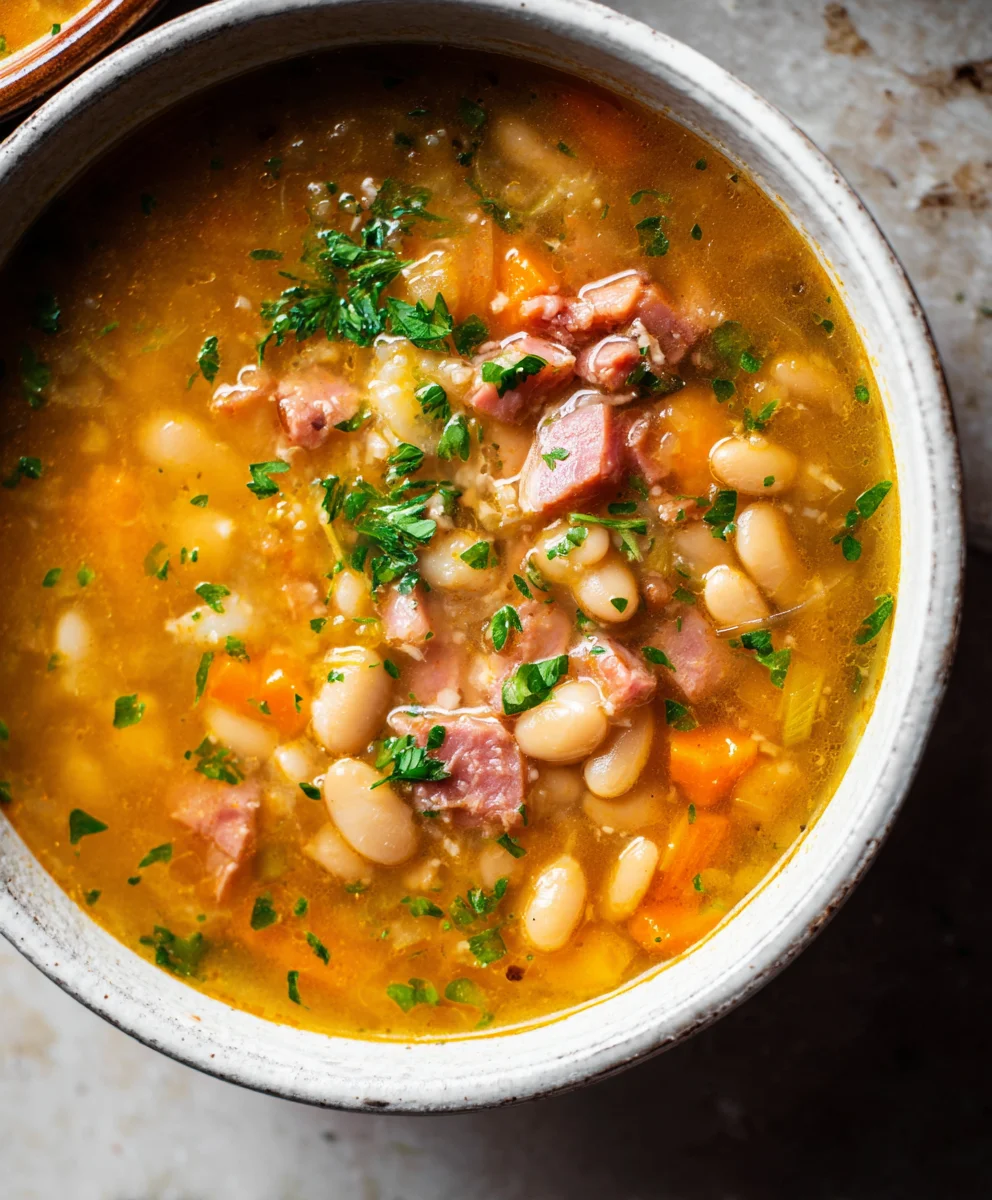 Easy Beef Beef Ham Bean Soup Recipe