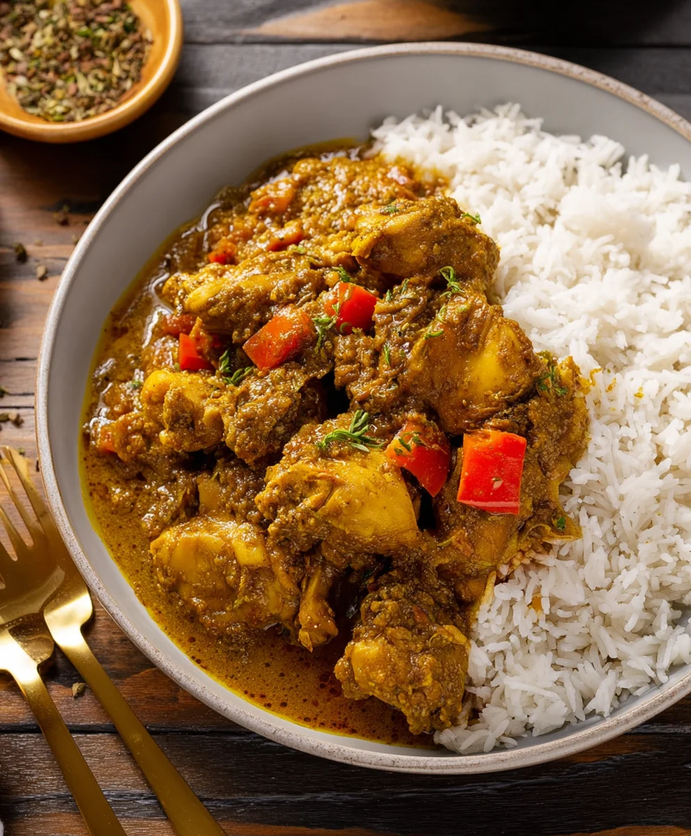Authentic Jamaican Curry Chicken Recipe-Flavorful & Easy