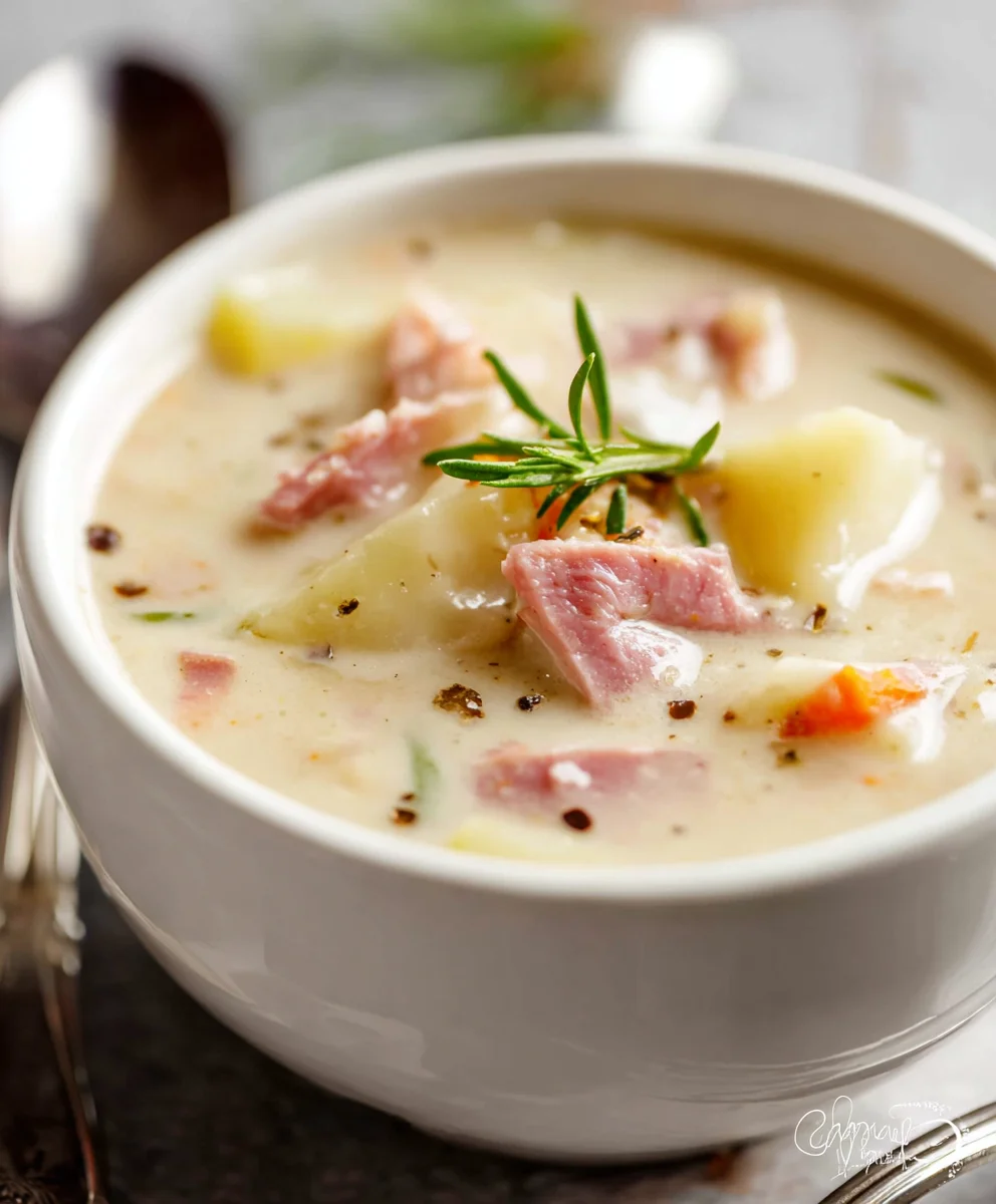 Hearty Beef Potato Beef Ham Soup- Comforting & Delicious