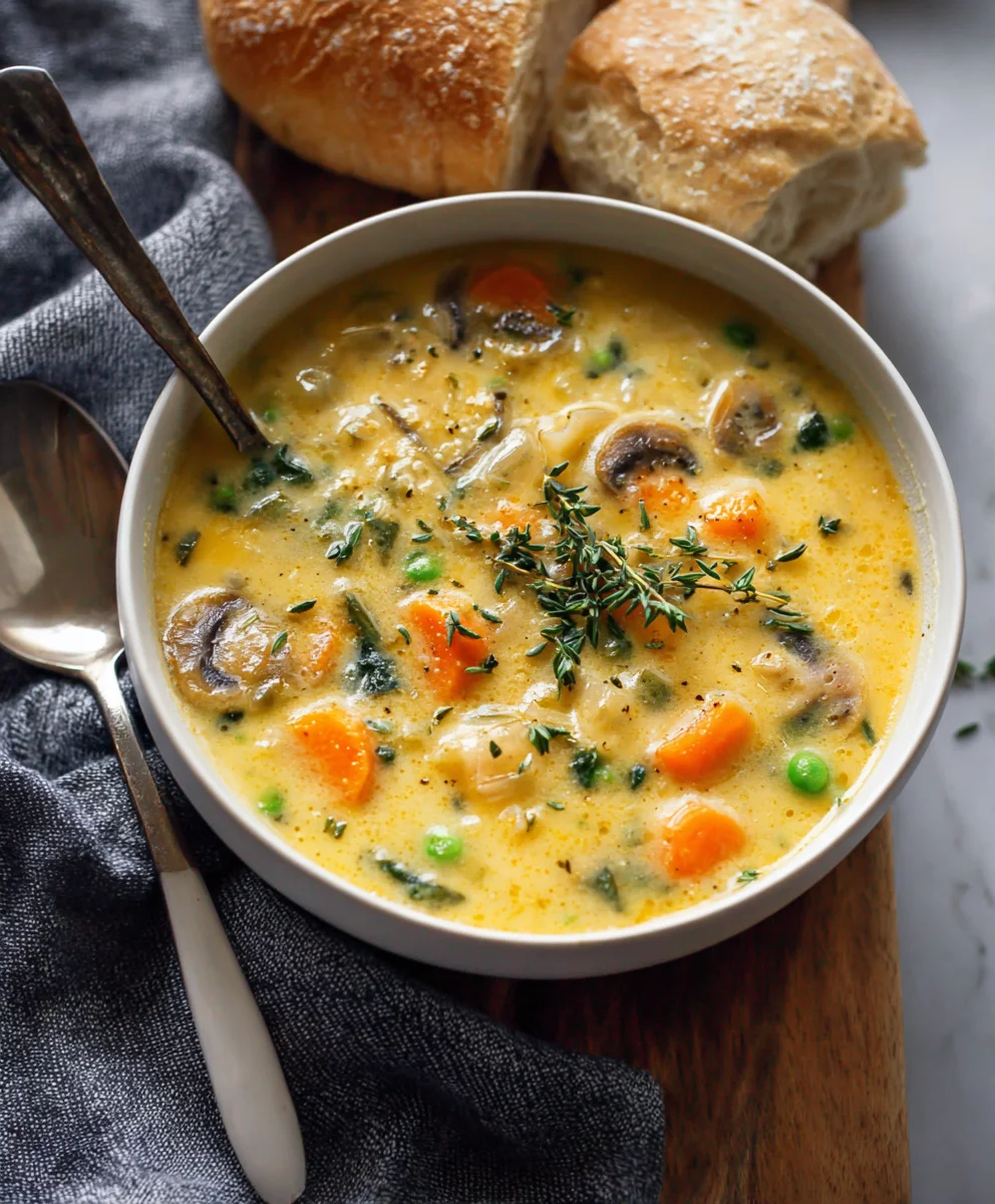 Easy One-Pot Creamy Vegetable Soup Recipe