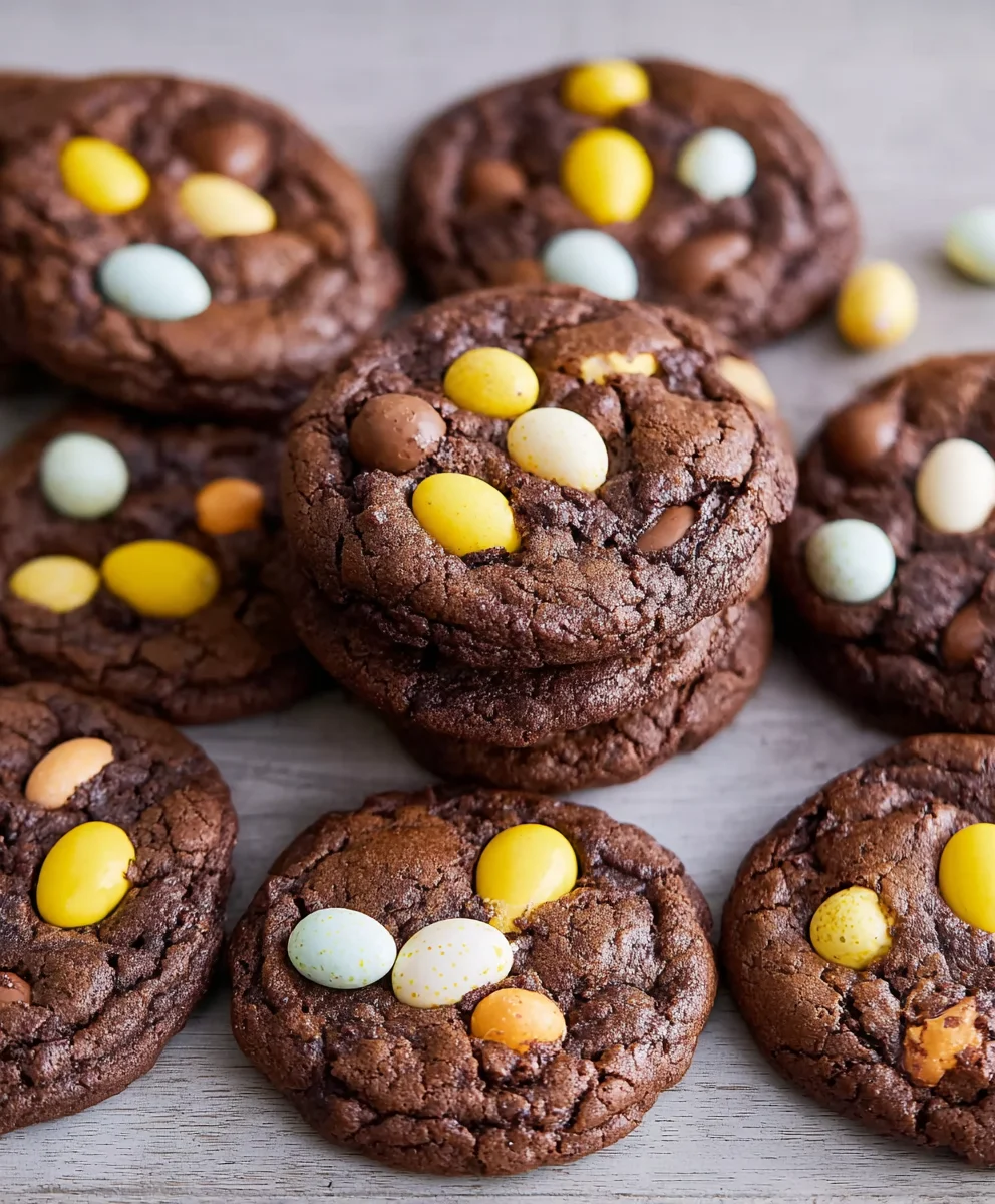 Mini Egg Brownie Cookies - Decadent Chocolate Treat
