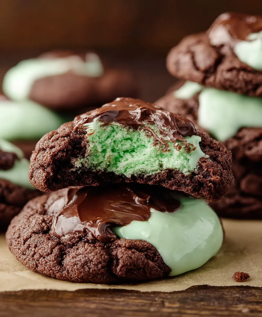 Easy Grasshopper Cake Mix Cookies - Quick & Delicious