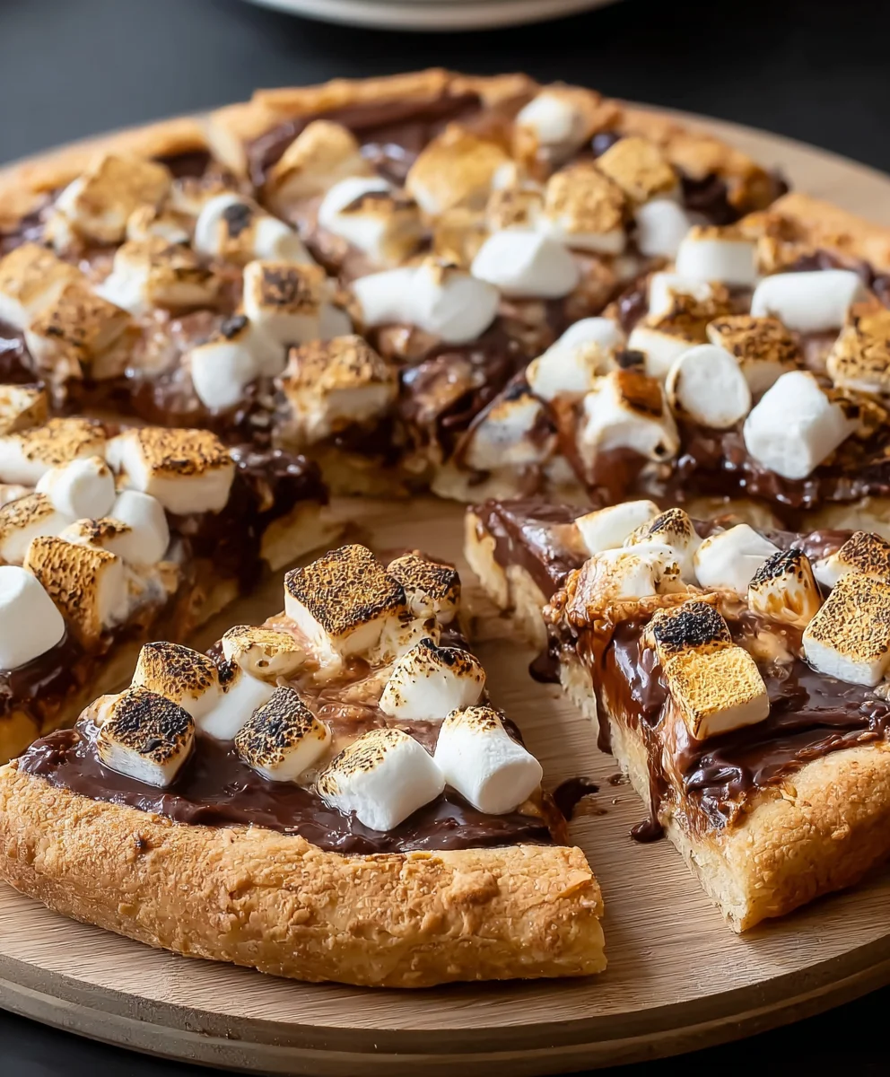 Decadent Smores Pizza Recipe - Easy Dessert Delight