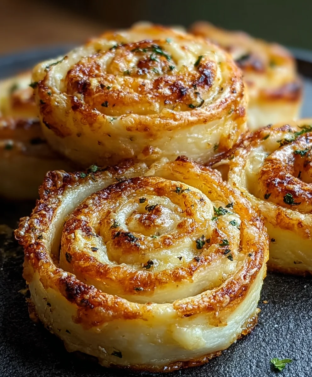 Easy French Cheese Pinwheels Appetizer Recipe