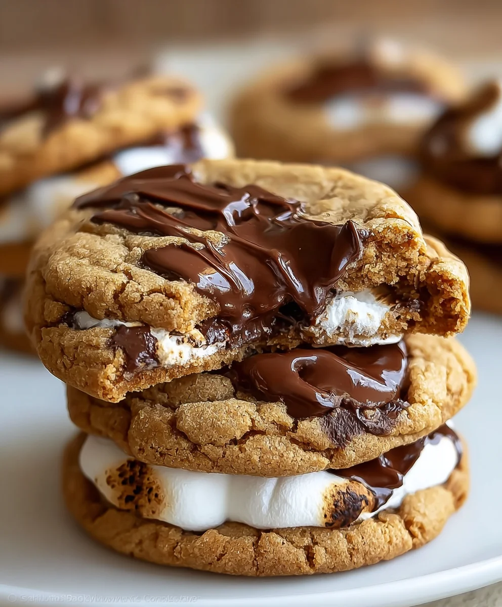 Easy S'more Cookies Recipe - Best Gooey Chocolate Treat