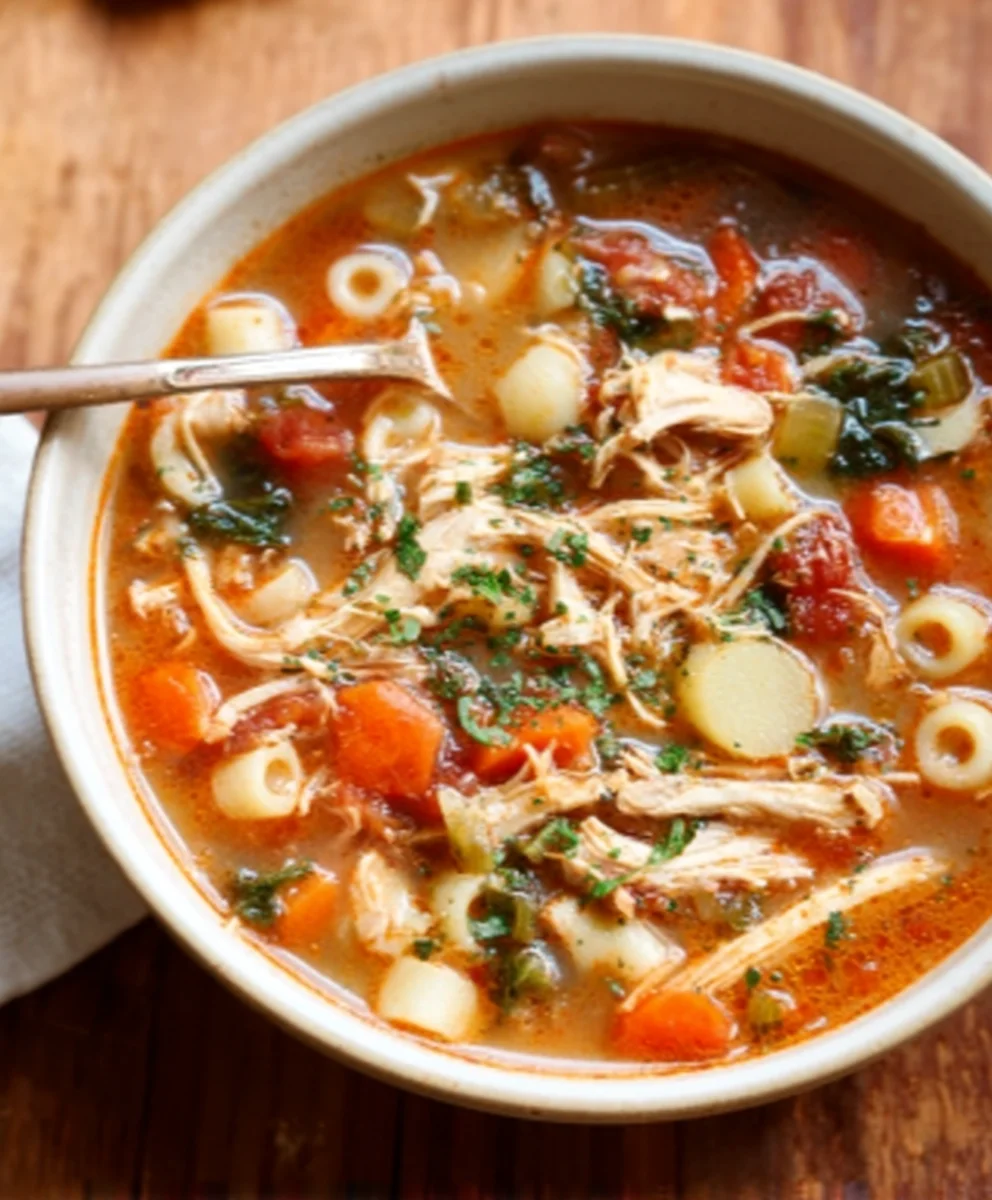 Sicilian Chicken Soup - Zesty Flavor-Rich Comfort