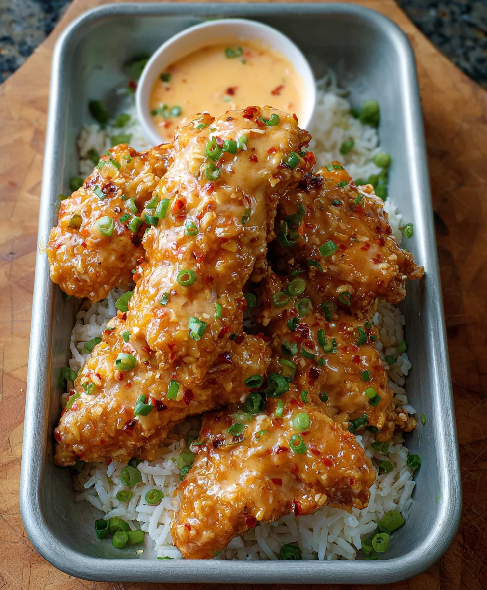 Bang Bang Chicken Recipe- Quick & Creamy Flavor Explosion