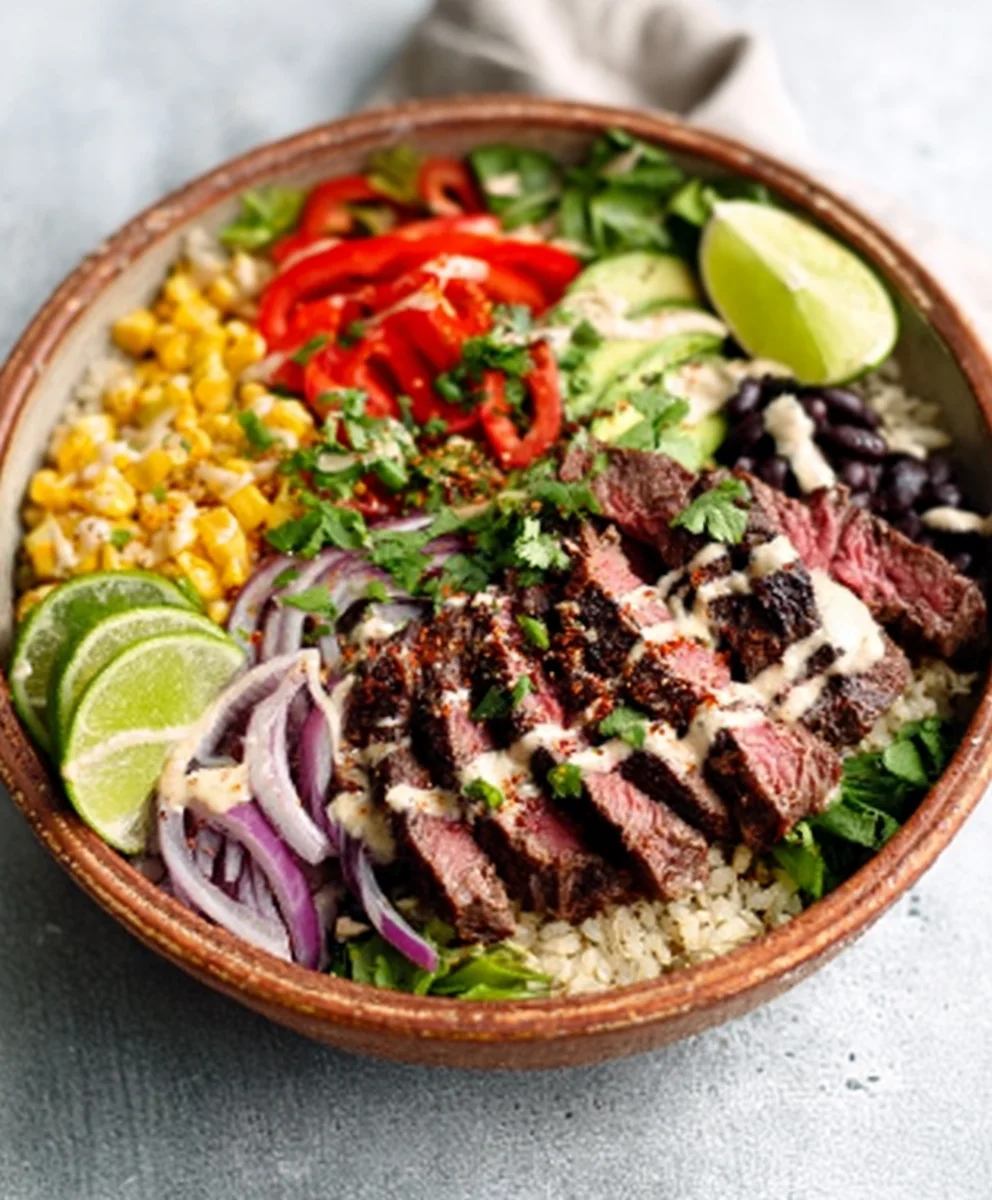 Cilantro Lime Beef Steak Bowls - Quick & Easy Recipe