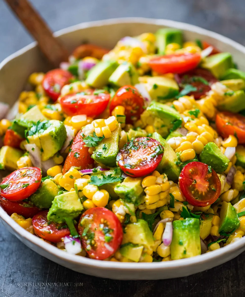Avocado Corn Salad - Fresh & Easy Summer Side Dish