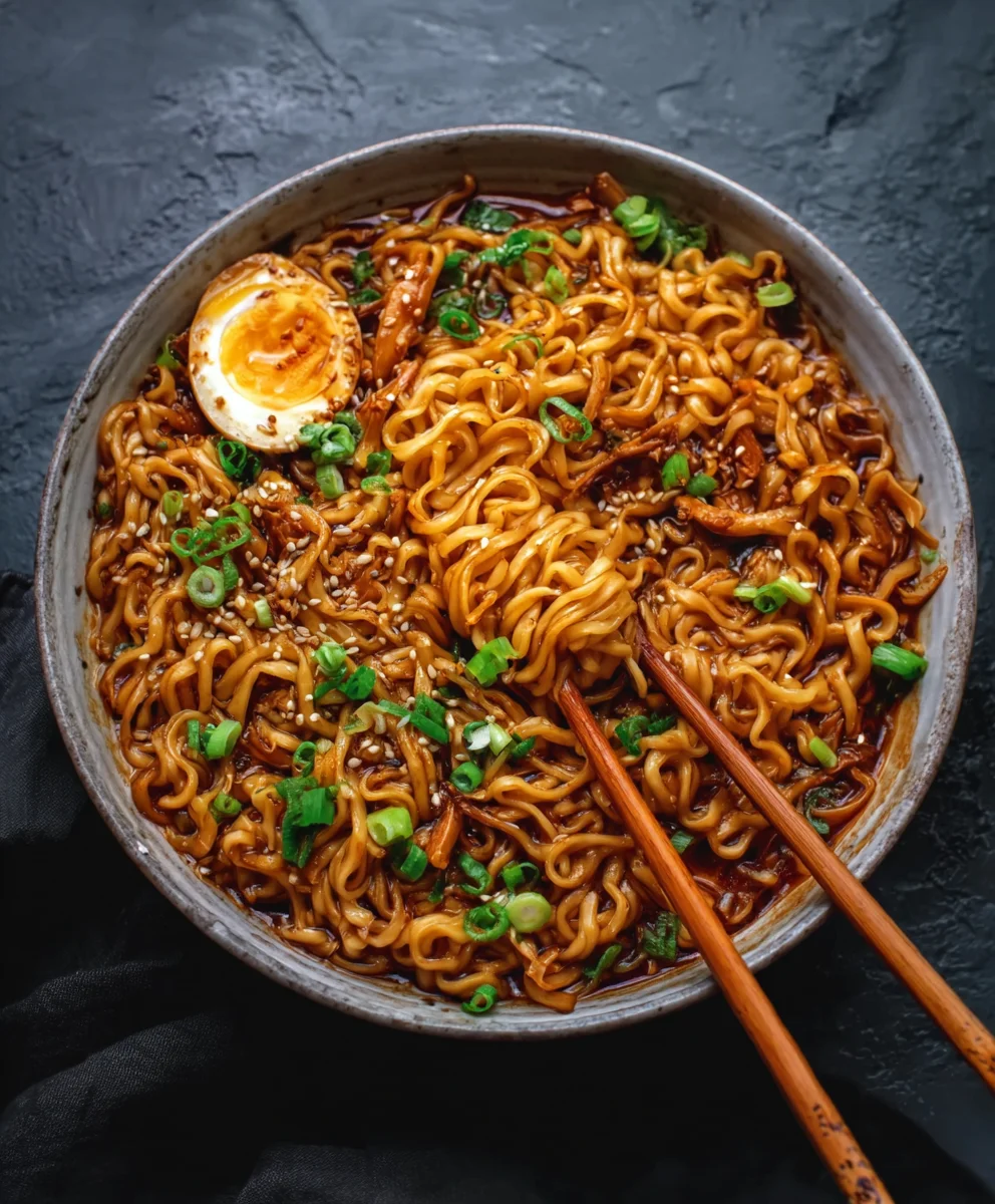 Easy Saucy Ramen Noodles Recipe - Quick & Delicious