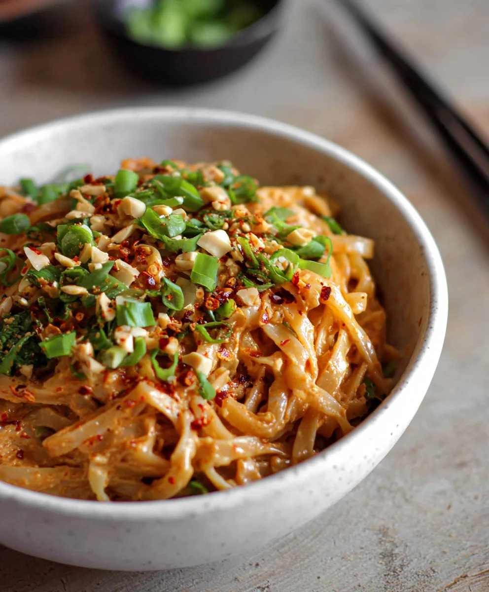 Spicy Peanut Butter Noodles- Easy & Delicious Recipe