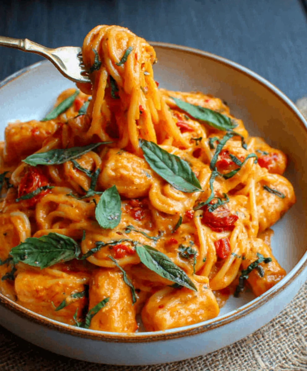 Creamy Tomato Garlic Pasta - Quick & Easy Recipe