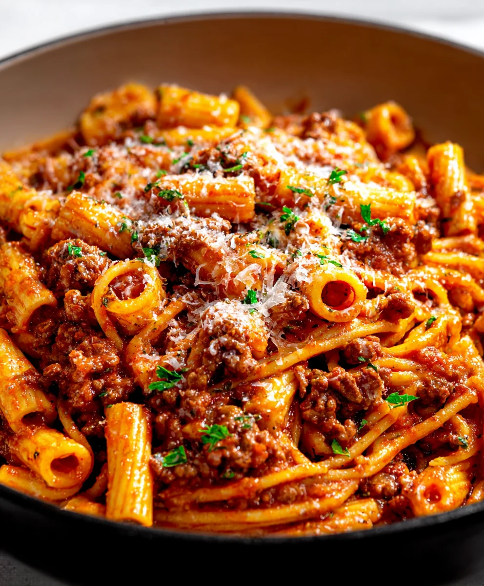 Classic Beef Ragu Pasta - Easy Tomato Sauce Recipe