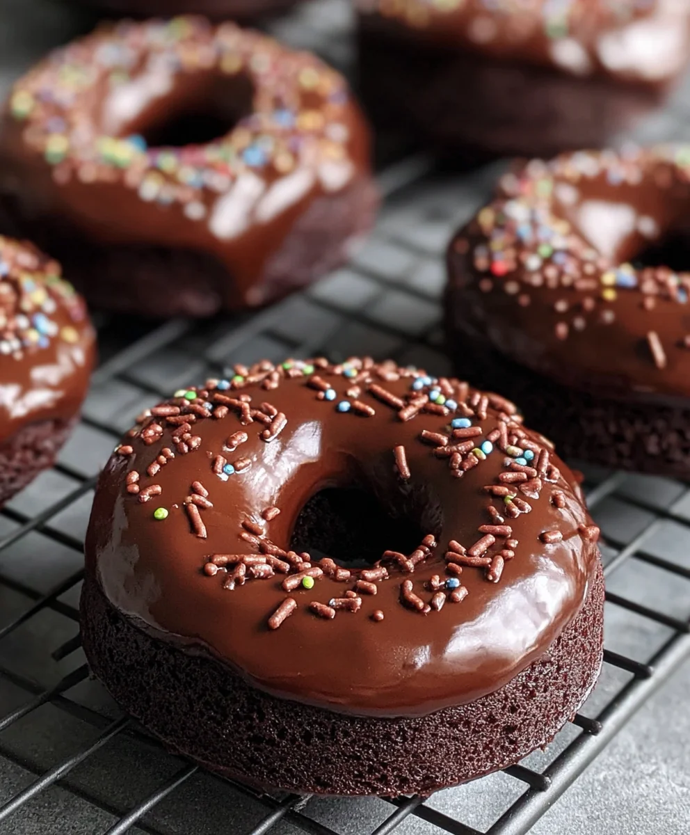 Decadent Chocolate Baked Donuts - Easy Homemade Treat