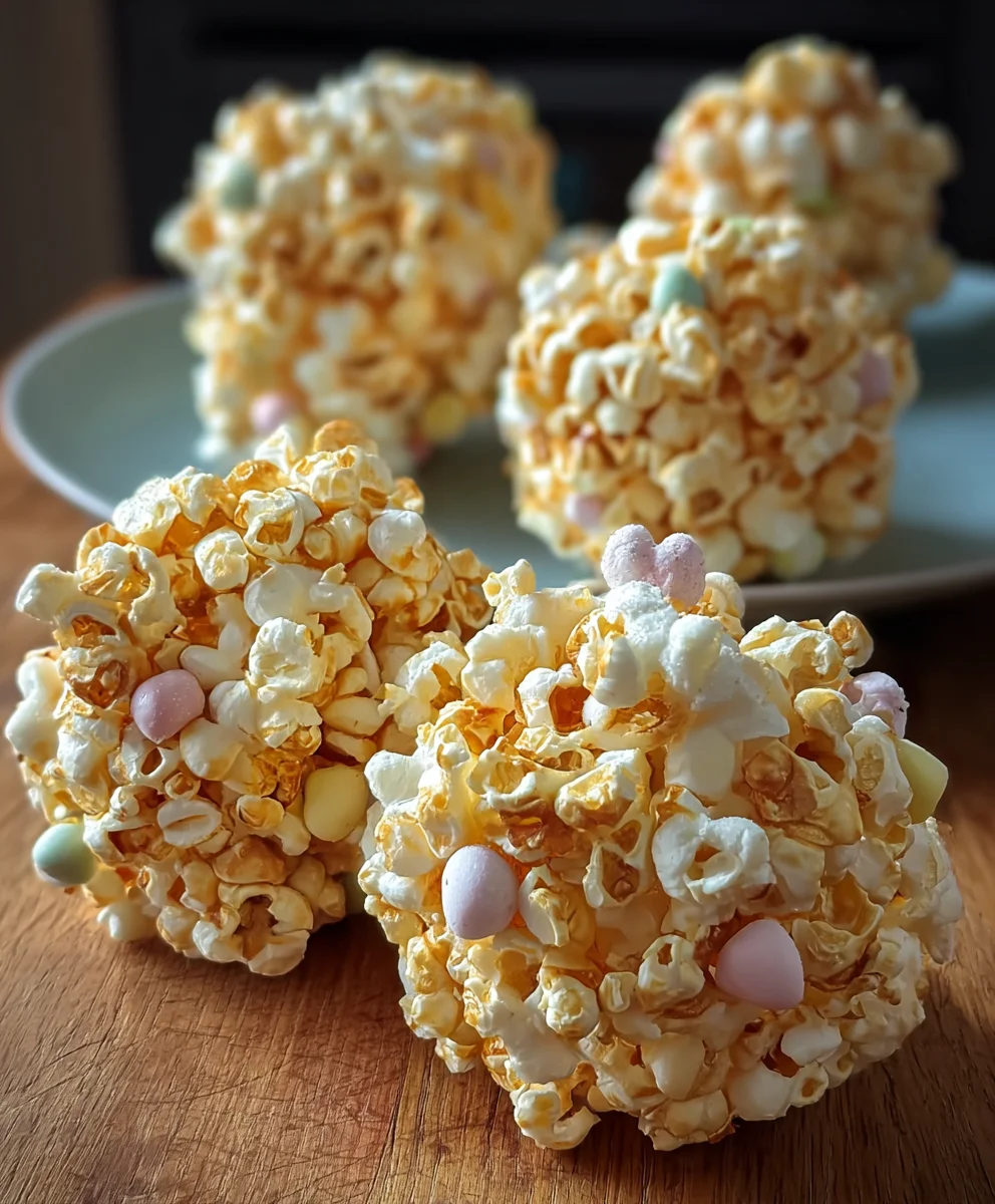 Easter Popcorn Balls - Easy & Delicious Treat