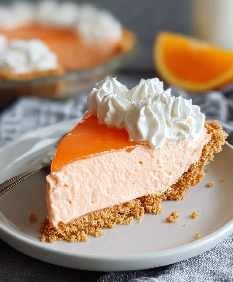 Jello Creamsicle Pie
