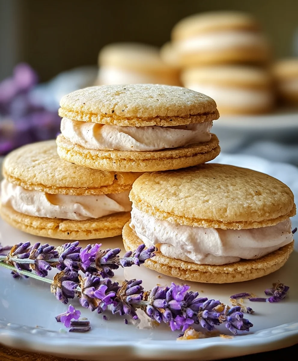 Lemon Lavender Sandwich Cookies-Delicious & Easy Recipe