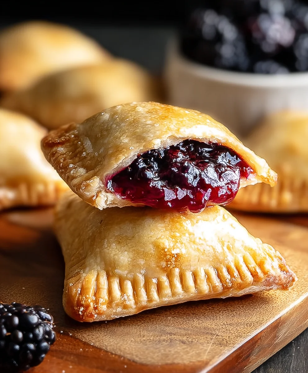 Easy Blackberry Hand Pies-Delicious Fruit Dessert