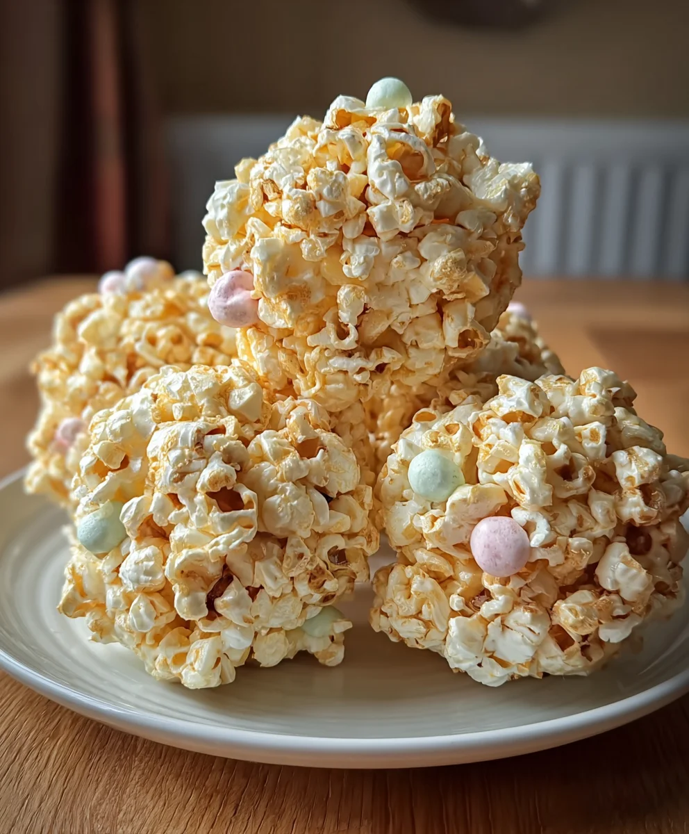 Easter Popcorn Balls - Easy & Delicious Treat