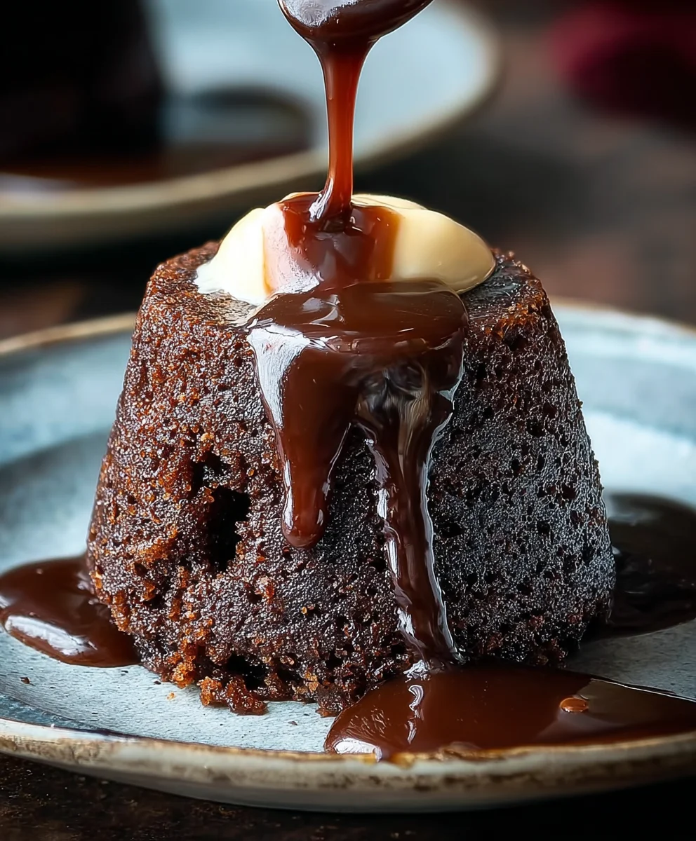 Chocolate Sticky Toffee Pudding for Two-Easy Dessert