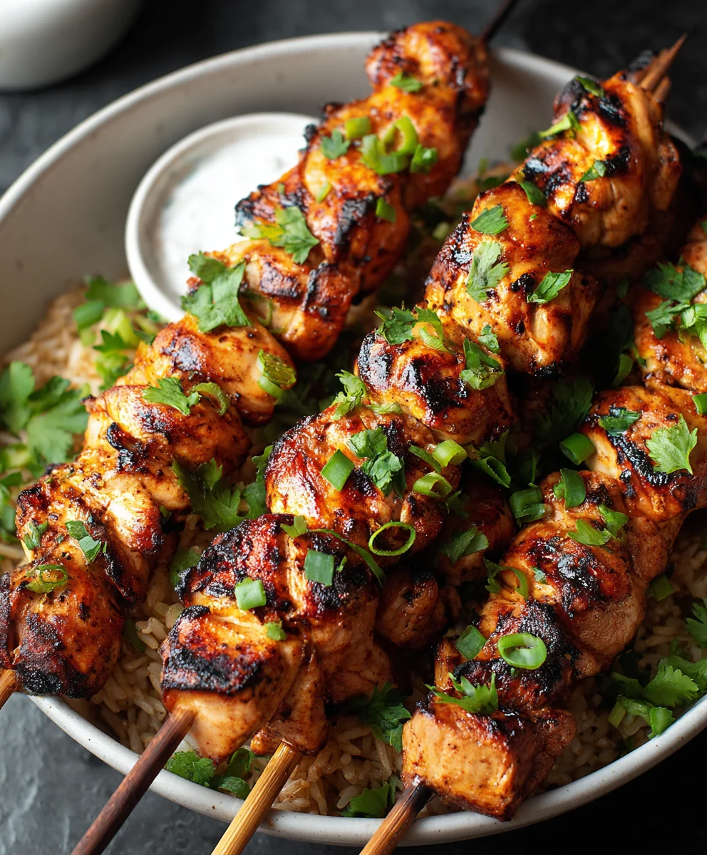 Easy Chicken Skewers